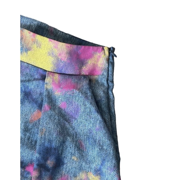 Nylon Apparel Women's‎ Pants Wide Leg Palazzo Festival Paint Splatter Art Medium - Picture 6 of 11